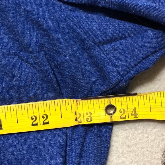 Hurley T-Shirt Mens XXL Blue Heathered Graphic Short Sleeve Logo Tee Casual - Picture 3 of 6